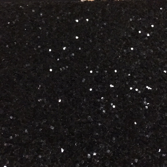Vintage black glitter clutch - Picture 4 of 4